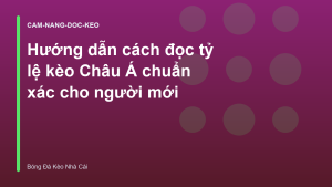 Read more about the article Hướng dẫn cách đọc tỷ lệ kèo Châu Á chuẩn xác cho người mới