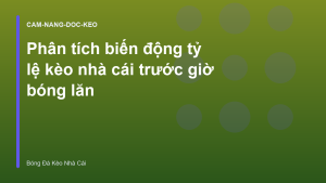 Read more about the article Phân tích biến động tỷ lệ kèo nhà cái trước giờ bóng lăn